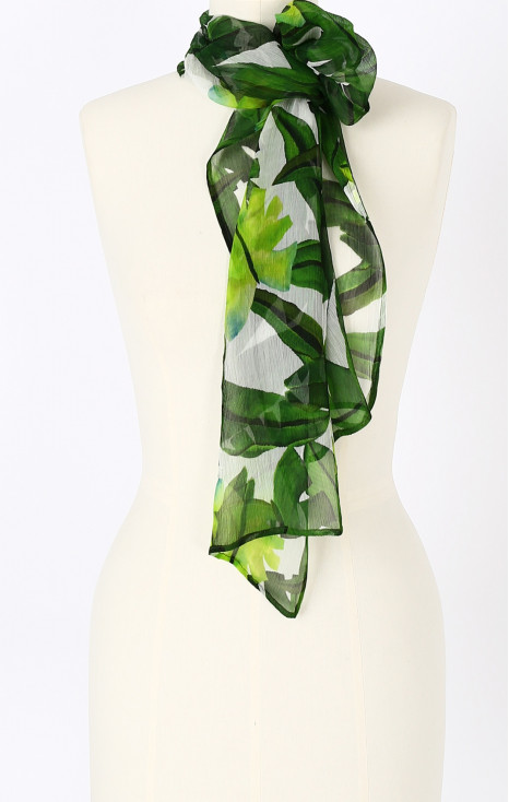 Natural silk scarf